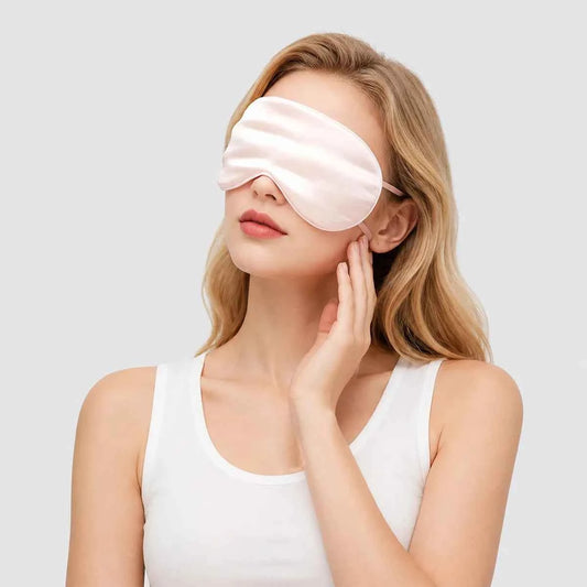 Silk Sleep Mask with Adjustable Ear Loops