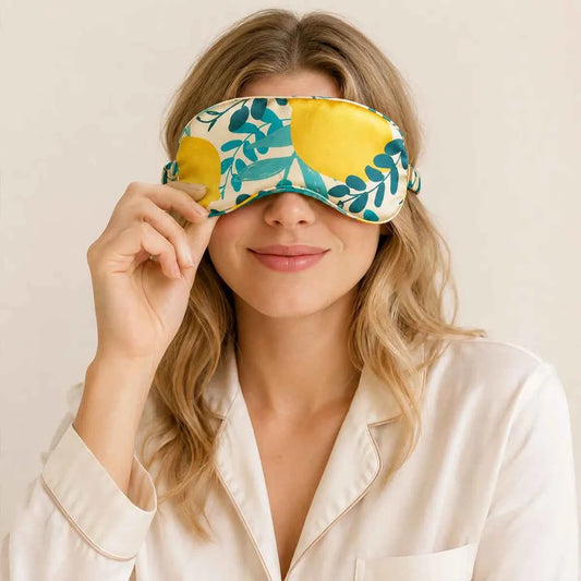 16 Momme Printed Silk Sleep Mask