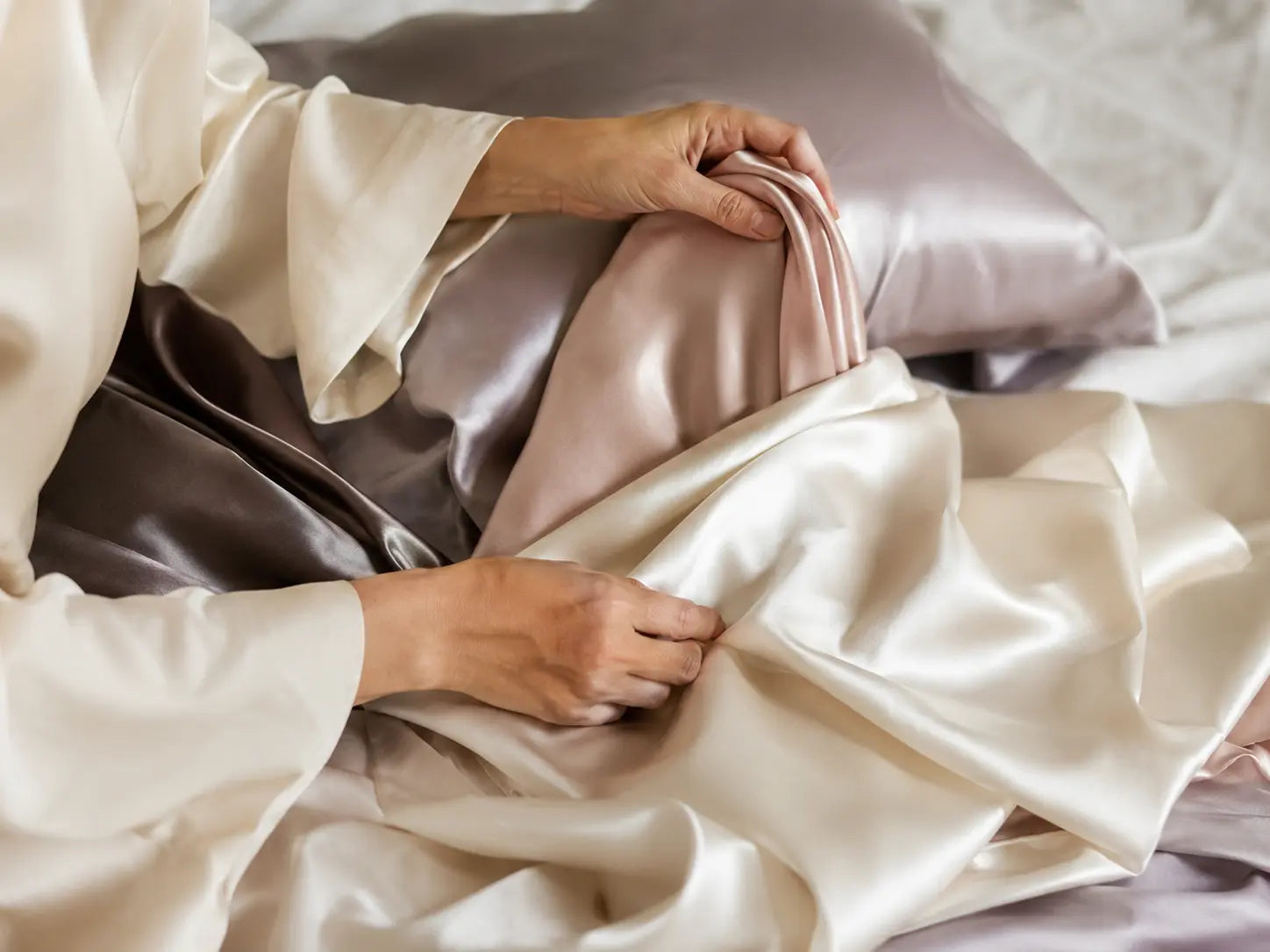 Choose real silk