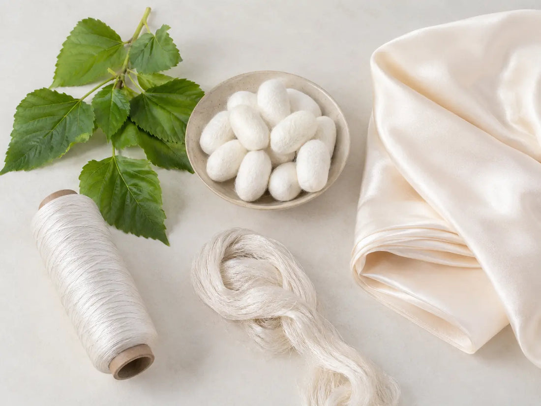 How are silk fibers formed