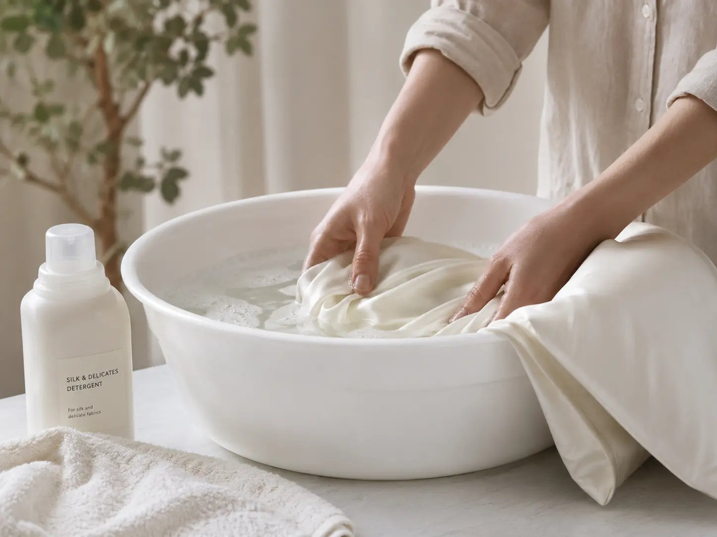 How to properly wash silk