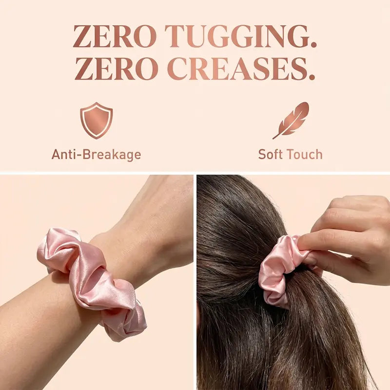 19 Momme Silk Scrunchies Set