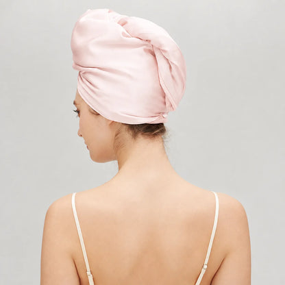 19 Momme Twist-Knot Turban-Style Silk Bonnet