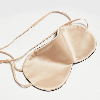 19 Momme Light-Blocking Silk Sleep Mask with Adjustable Ear Loops