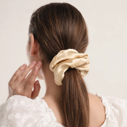19 Momme Maxi Silk Scrunchies – Set of 3