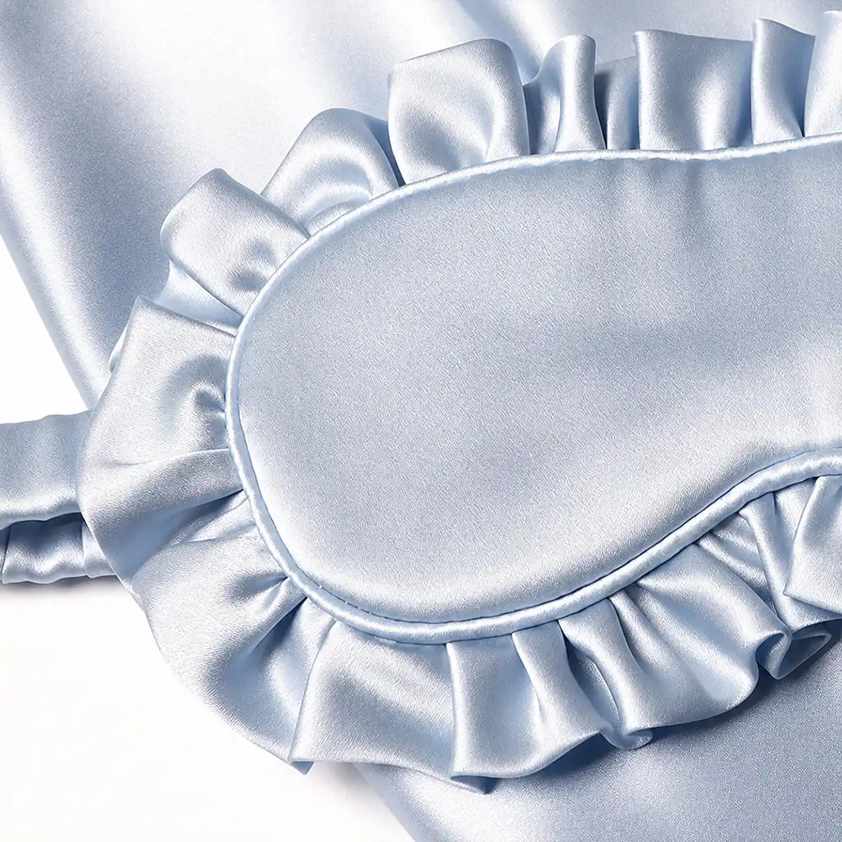 19 Momme Ruffled Silk Sleep Mask
