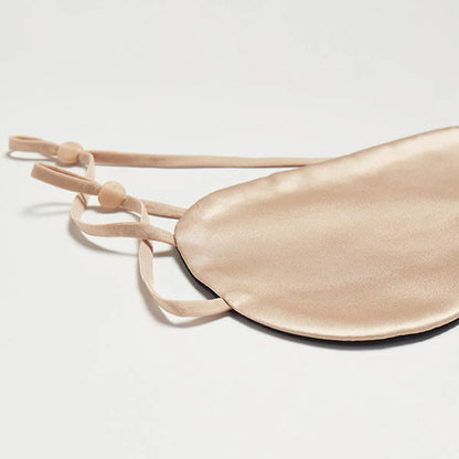 19 Momme Light-Blocking Silk Sleep Mask with Adjustable Ear Loops
