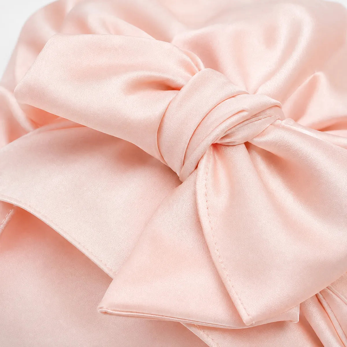 19 Momme Double-Layer Tie-Front Silk Bonnet