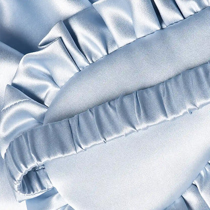 19 Momme Ruffled Silk Sleep Mask