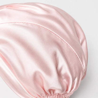 19 Momme Double-Layer Turban-Style Silk Bonnet