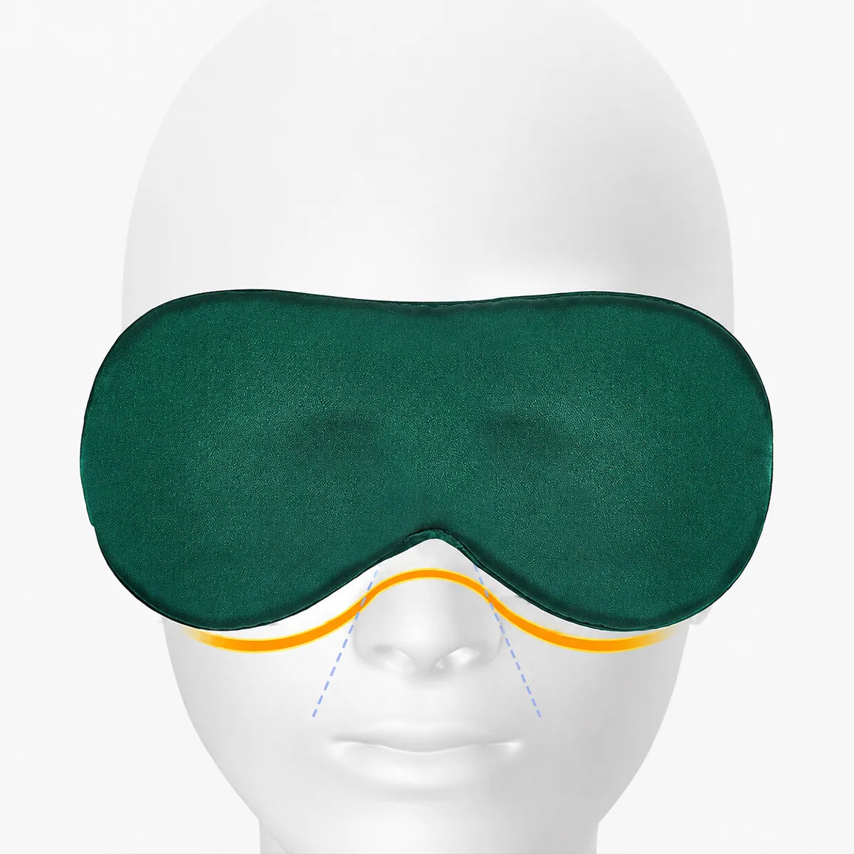 19 Momme Adjustable Over the Head Silk Sleep Mask