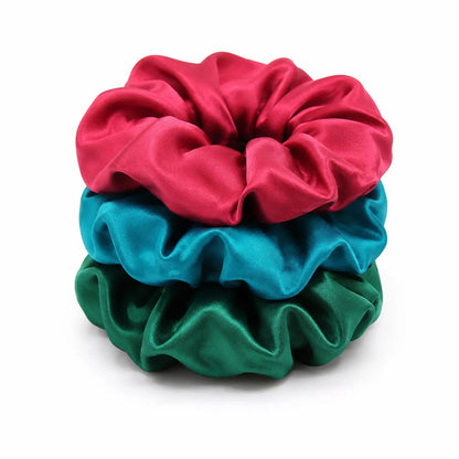 19 Momme Maxi Silk Scrunchies – Set of 3