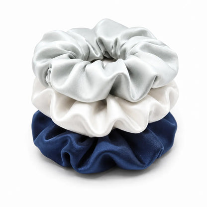 19 Momme Maxi Silk Scrunchies – Set of 3