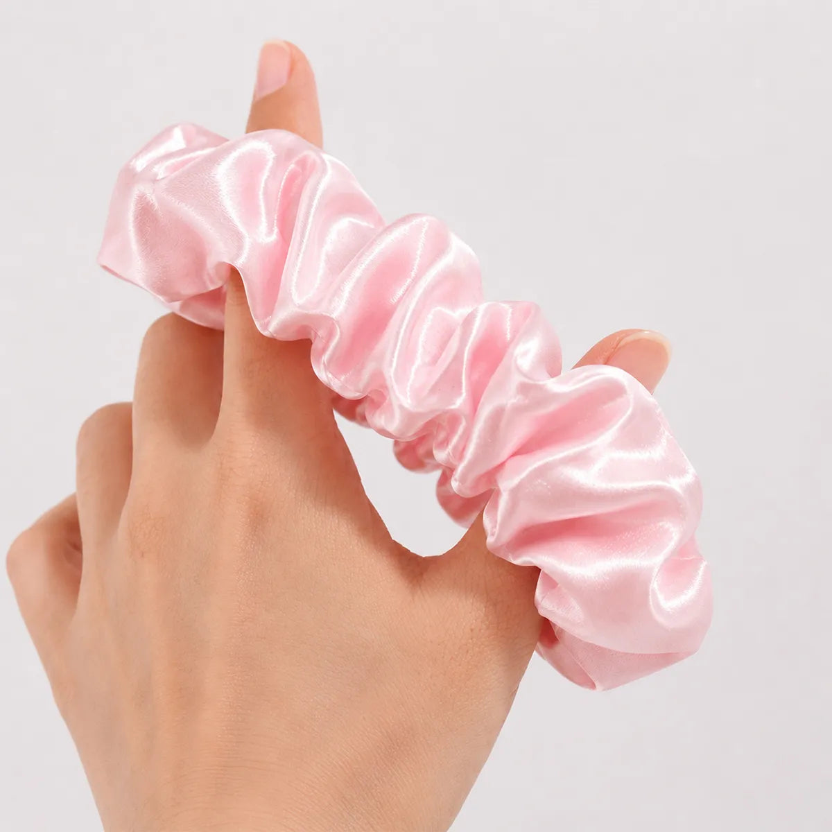 22 Momme Wide Ruched Silk Scrunchies – Set of 3