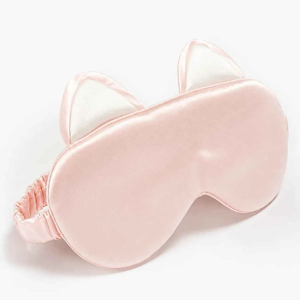 19 Momme Cat Ear Silk Sleep Mask