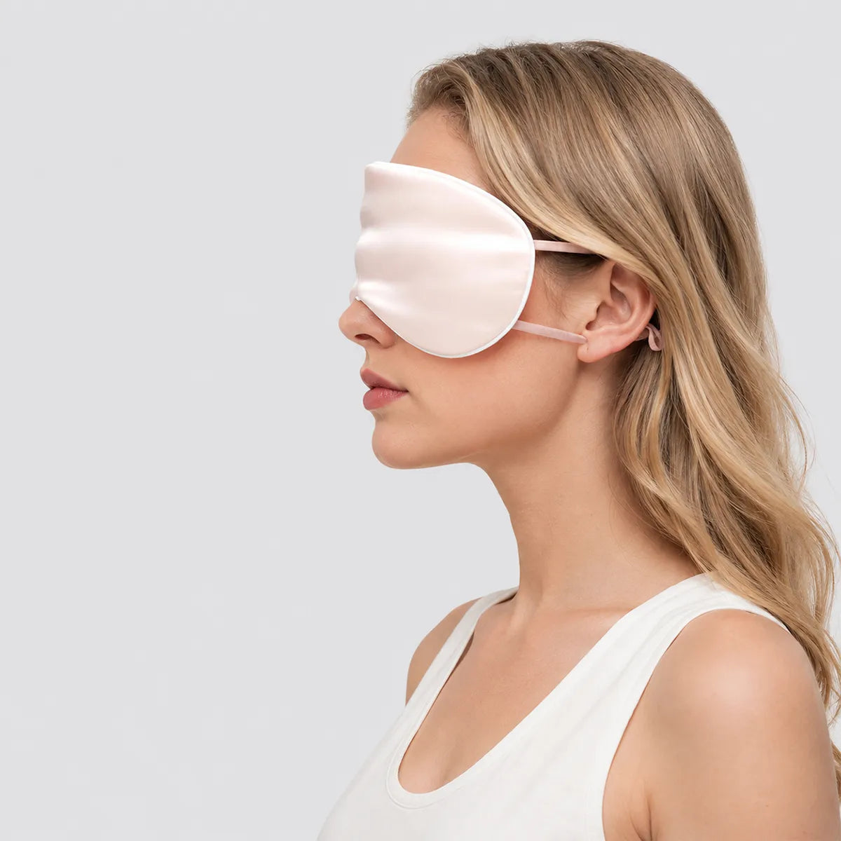 Silk Sleep Mask with Adjustable Ear Loops
