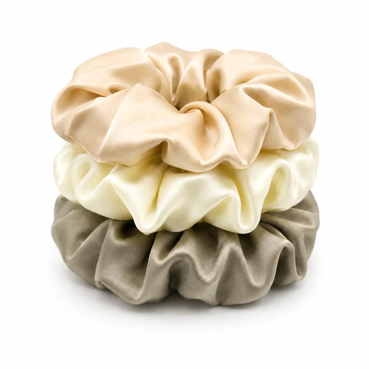 19 Momme Maxi Silk Scrunchies – Set of 3