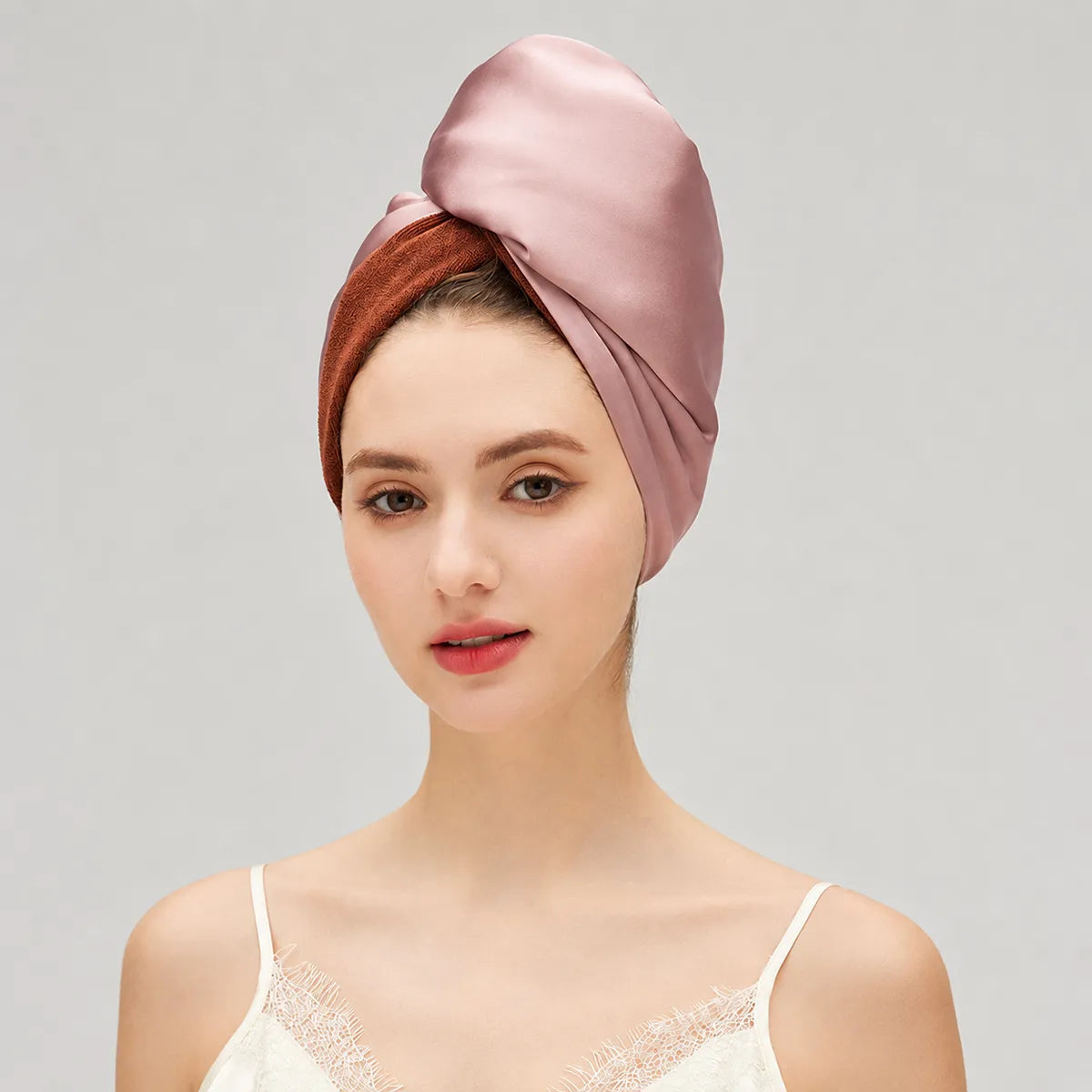 19 Momme Twist-Knot Turban-Style Silk Bonnet
