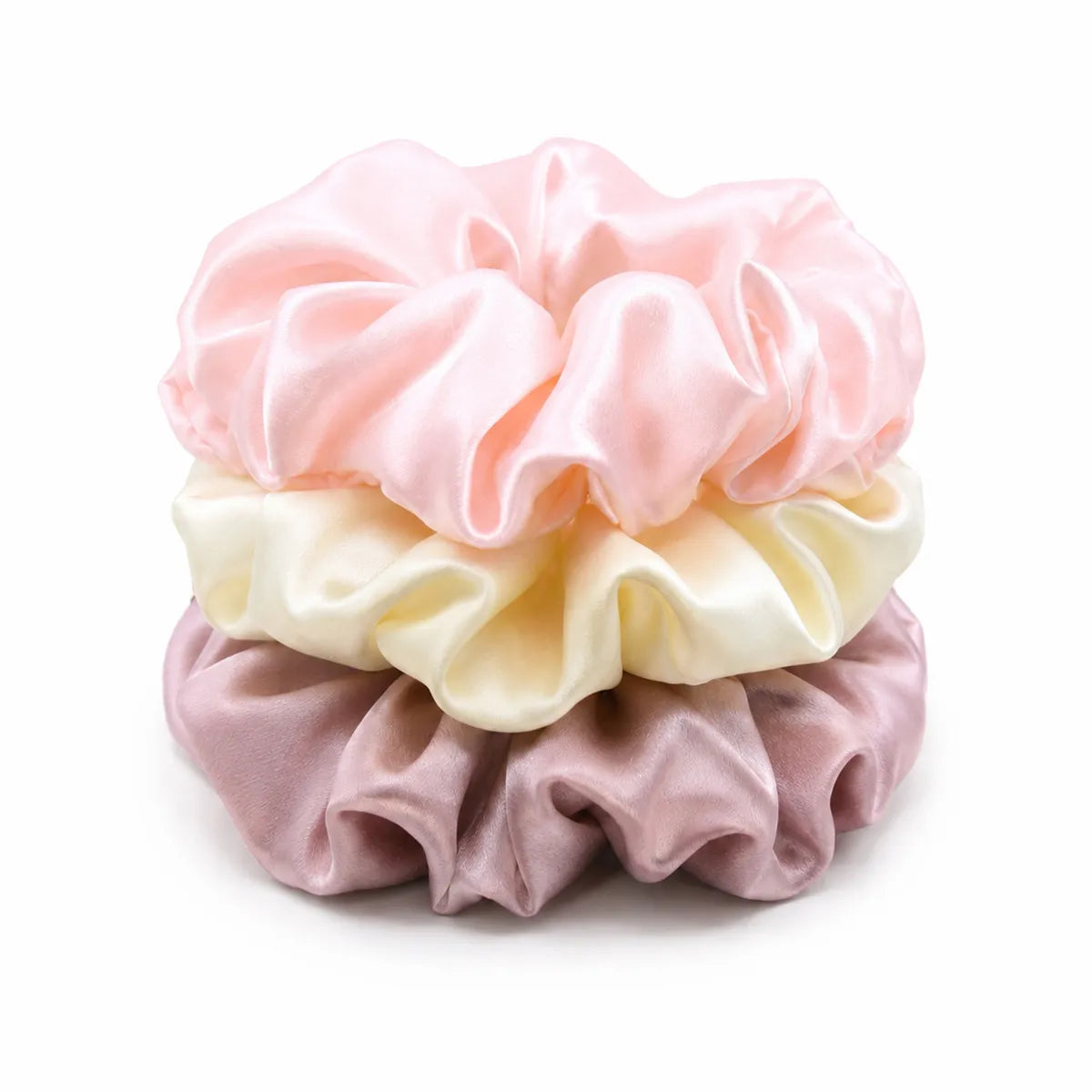 19 Momme Maxi Silk Scrunchies – Set of 3