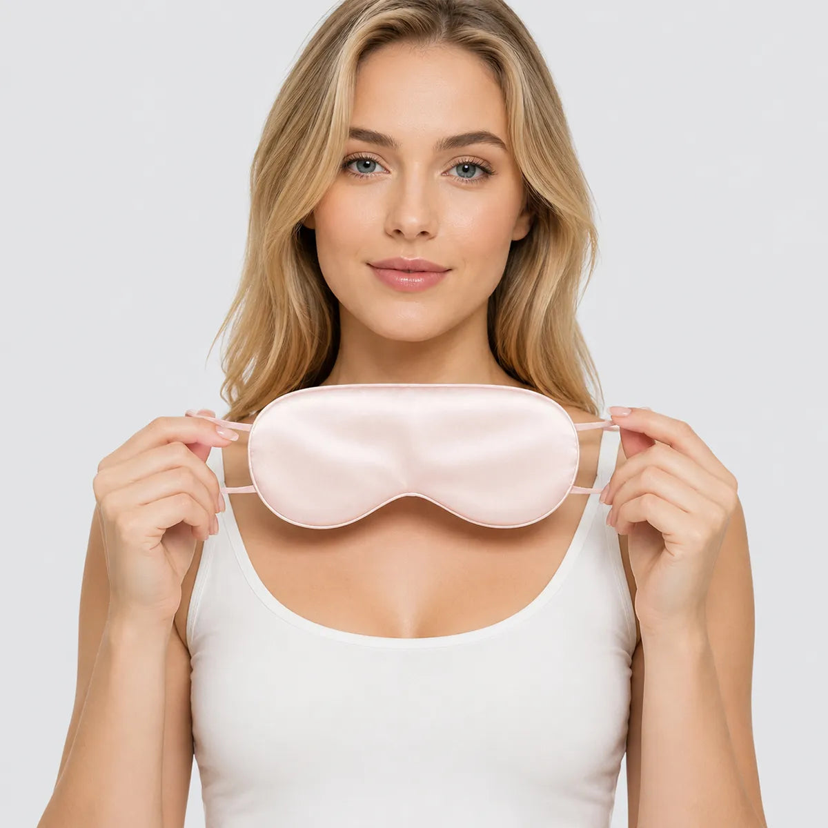 Silk Sleep Mask with Adjustable Ear Loops