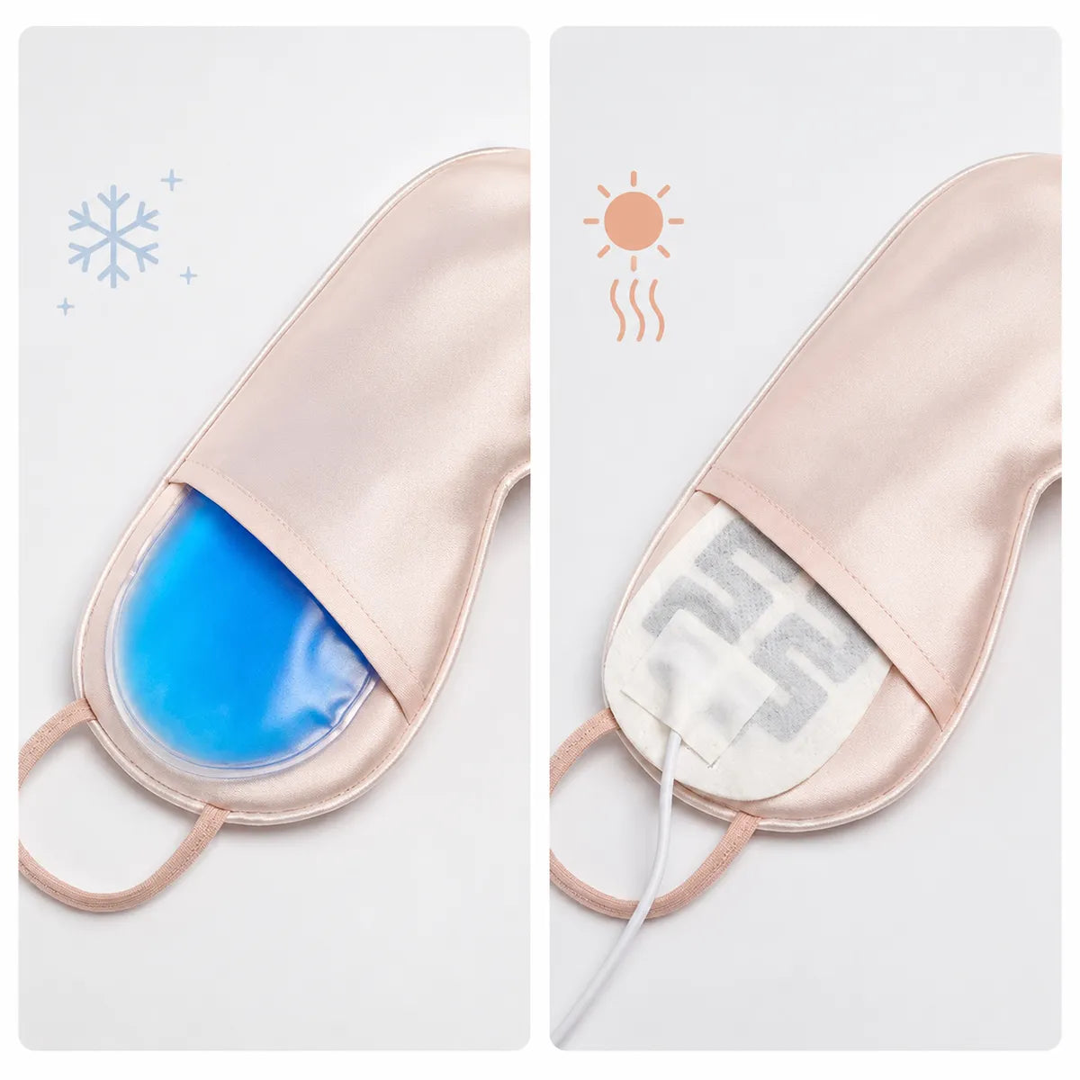 Silk Sleep Mask with Adjustable Ear Loops
