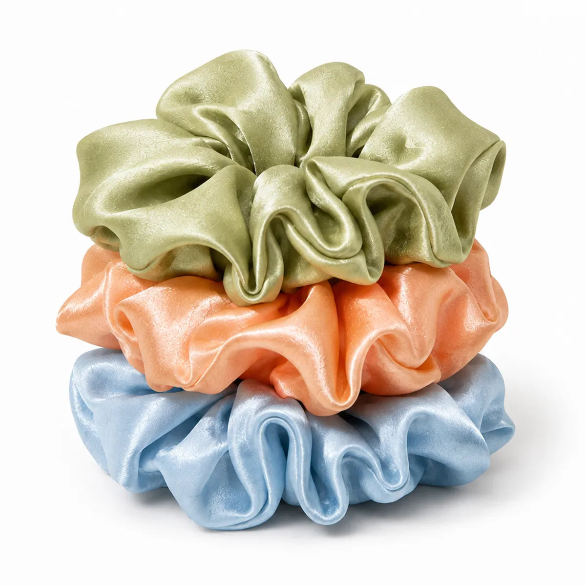 19 Momme Oversized Silk Scrunchies — Set of 3