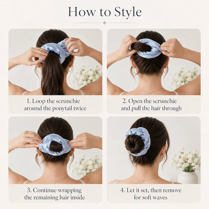 19 Momme Silk-Filled Oversized Scrunchie