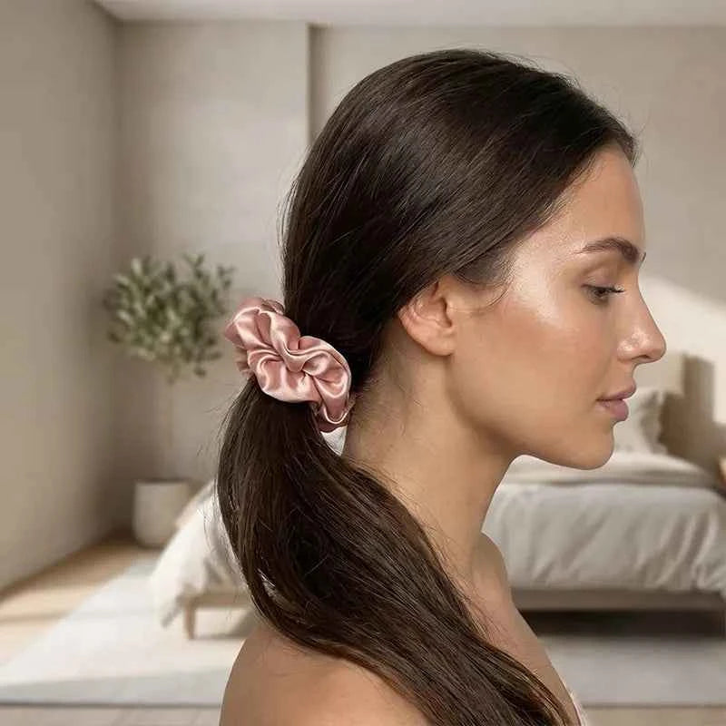 19 Momme Silk Scrunchies Set