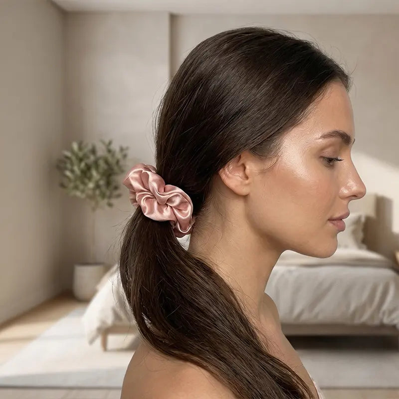 19 Momme Silk Scrunchies Set