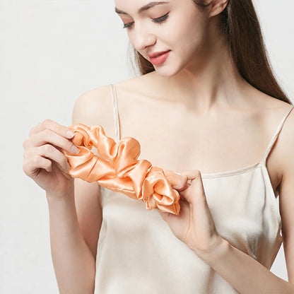 19 Momme Oversized Silk Scrunchies — Set of 3