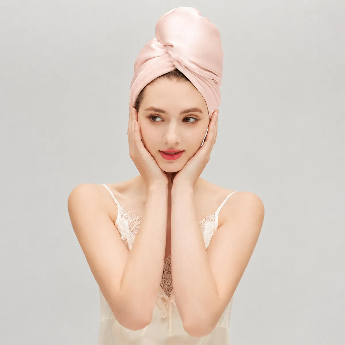19 Momme Twist-Knot Turban-Style Silk Bonnet