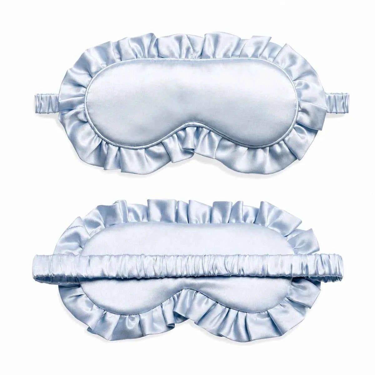 19 Momme Ruffled Silk Sleep Mask