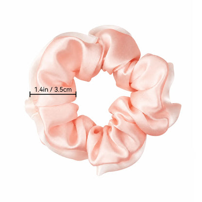 19 Momme Wide Color-Block Silk Scrunchies – Set of 3