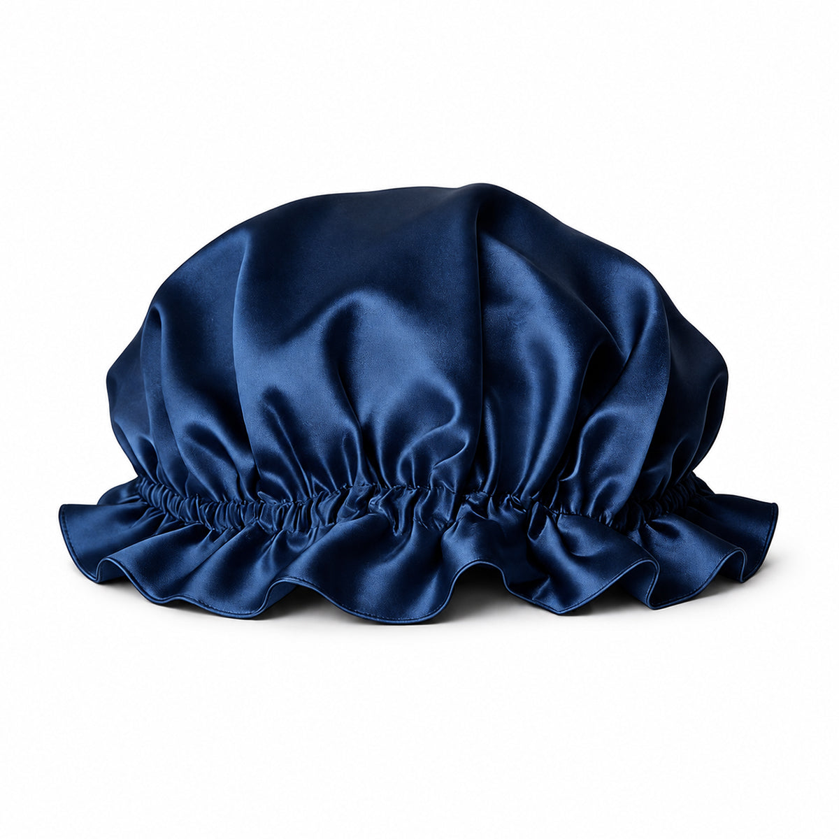 19 Momme Double-Layer Ruffled Silk Bonnet