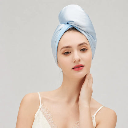 19 Momme Twist-Knot Turban-Style Silk Bonnet