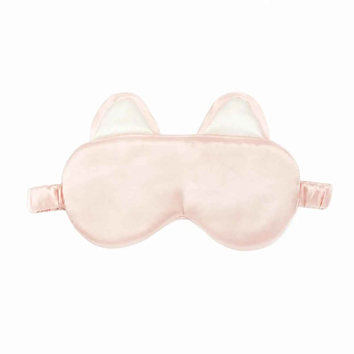 19 Momme Cat Ear Silk Sleep Mask