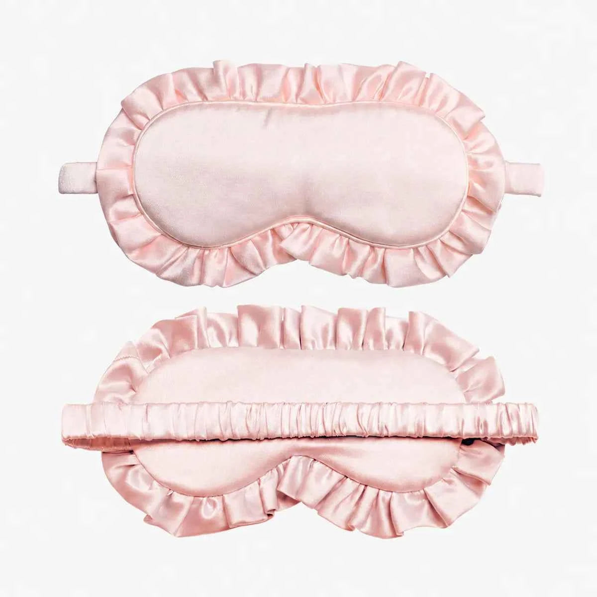 19 Momme Ruffled Silk Sleep Mask