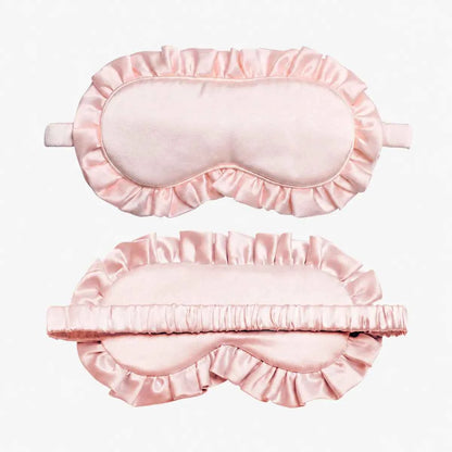 19 Momme Ruffled Silk Sleep Mask