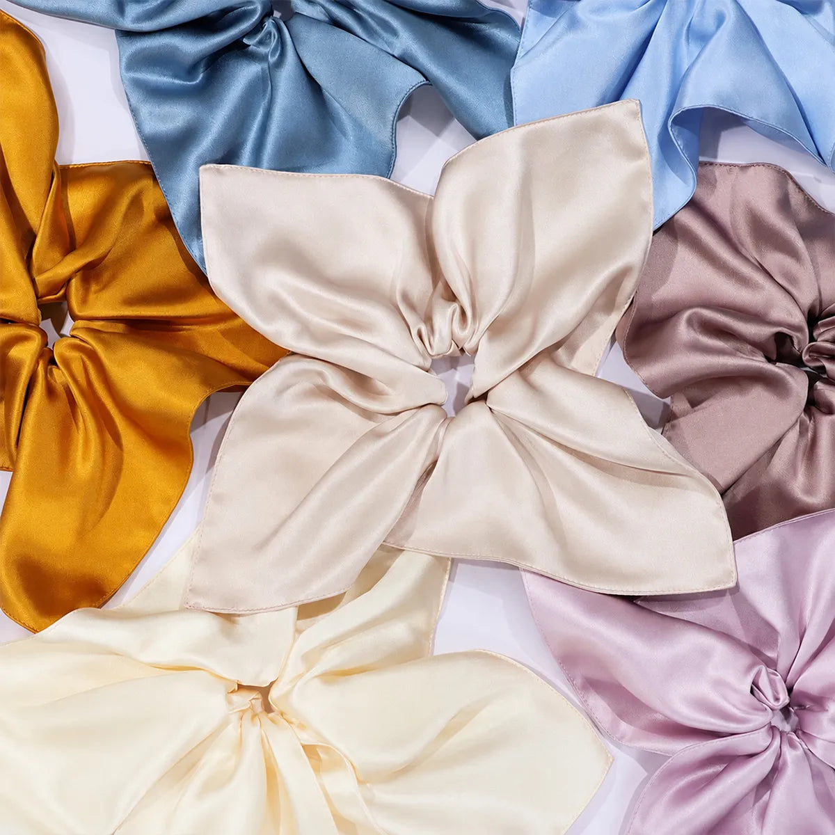19 Momme Silk Square Scrunchie