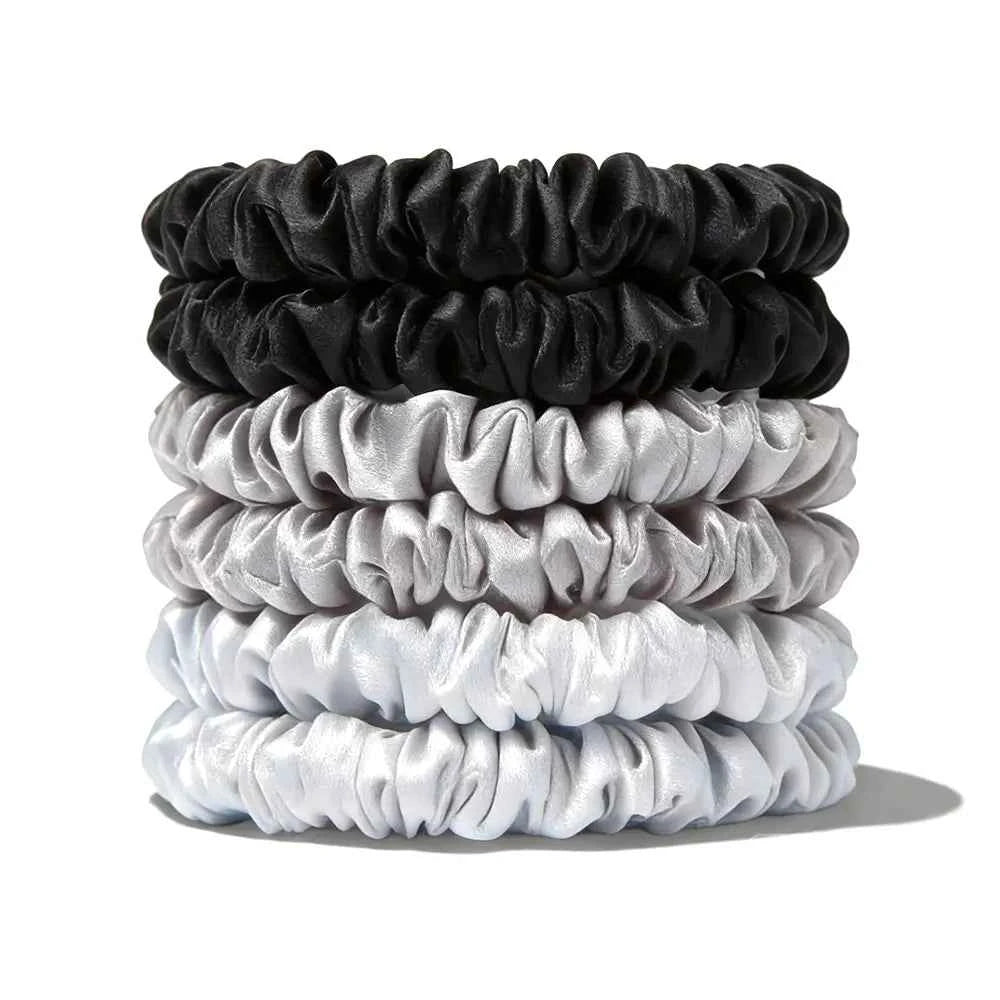 19 Momme Silk Scrunchies Set