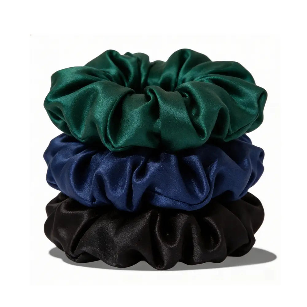 19 Momme Silk Scrunchies Set