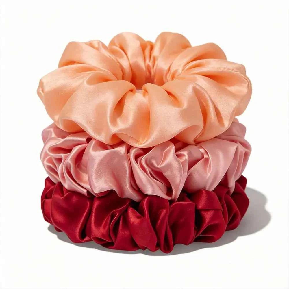 19 Momme Silk Scrunchies Set