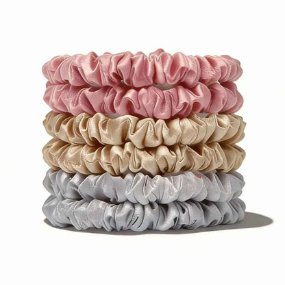 19 Momme Silk Scrunchies Set