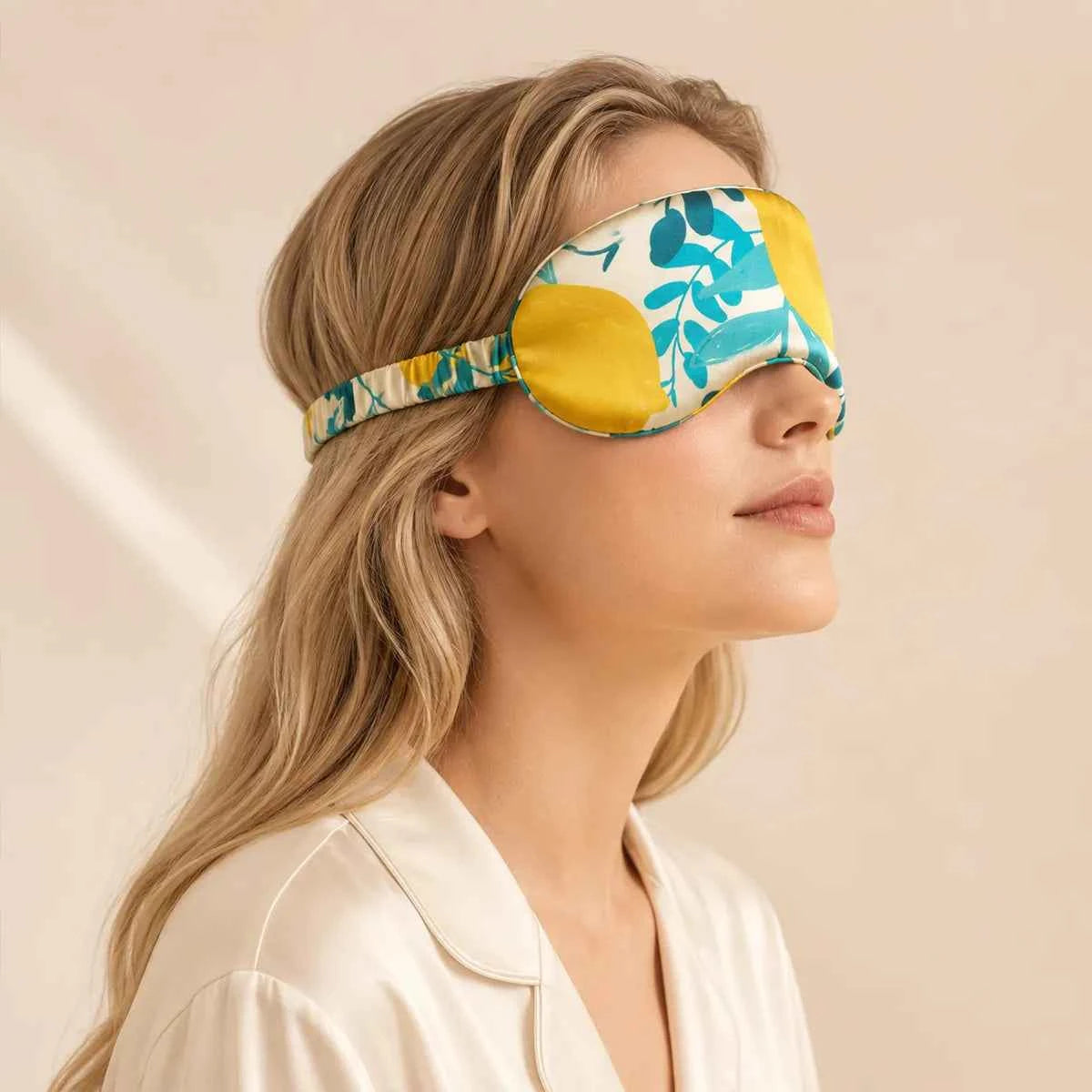 16 Momme Printed Silk Sleep Mask