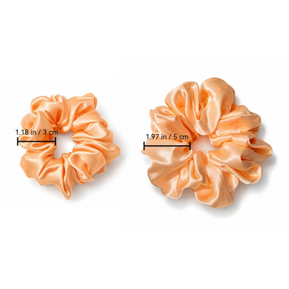19 Momme Oversized Silk Scrunchies — Set of 3